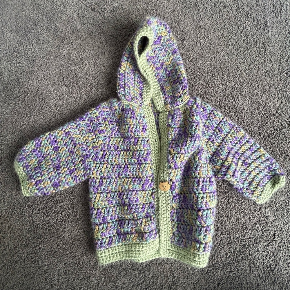 Handmade Crochet Baby Sweater